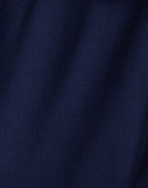 Fabric image - Lisa Todd - Navy Contrast Stitch Cardigan