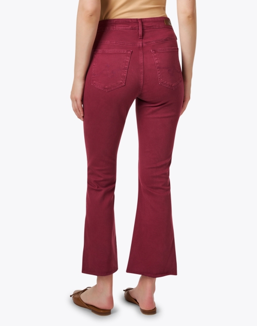 Back image - AG Jeans - Farrah Magenta Bootcut Jean