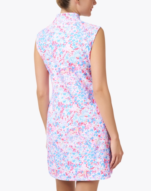Back image - Jude Connally - Kristen Multi Abstract Print Dress
