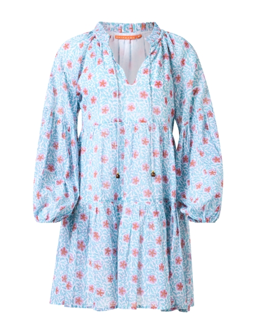 Product image - Oliphant - Villa Blue and Pink Print Cotton Dress
