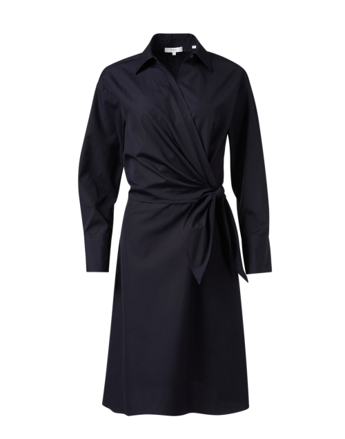 Product image - Vince - Navy Cotton Wrap Shirt Dress
