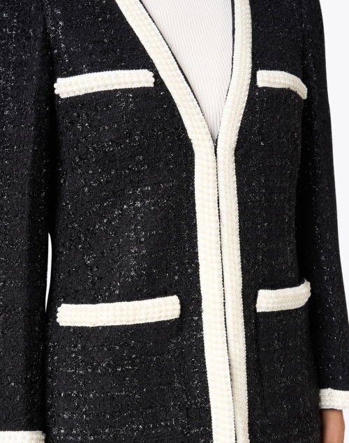 Extra_1 image - Veronica Beard - Kemsley Black and White Tweed Jacket 