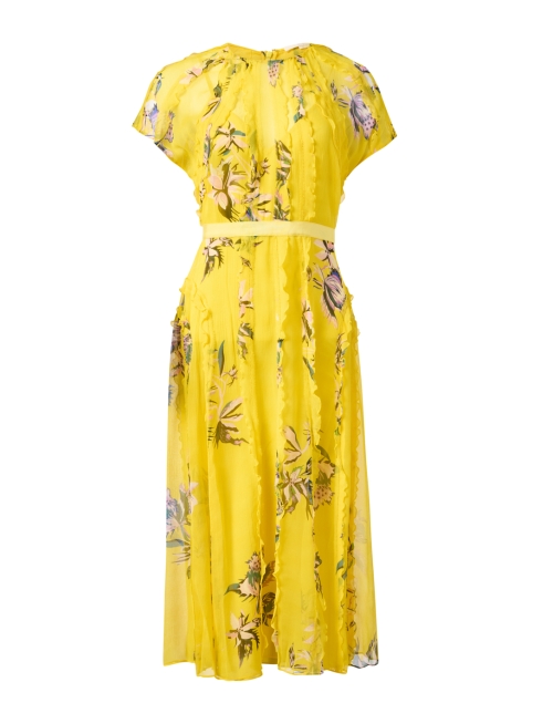Product image - Jason Wu Collection - Yellow Print Silk Chiffon Dress