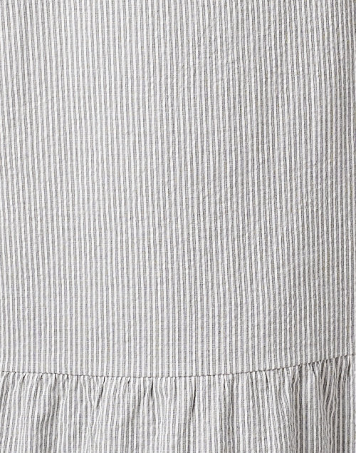 Fabric image - Eileen Fisher - White Striped Cotton Dress