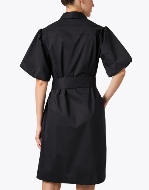 Back image - Hinson Wu - Angelina Black Shirt Dress