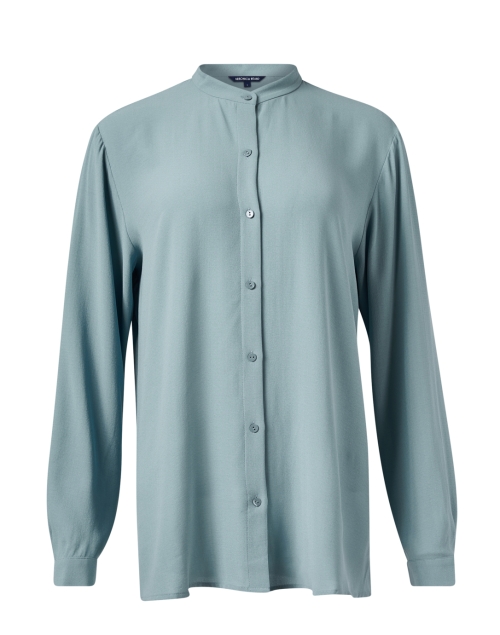 Product image - Eileen Fisher - Blue Silk Blouse