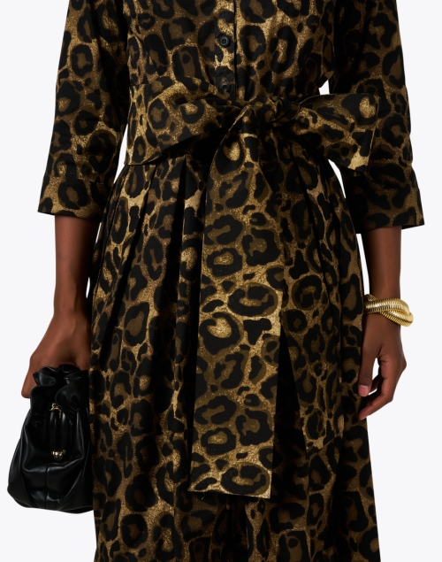 Extra_1 image - Samantha Sung - Audrey Leopard Print Stretch Cotton Dress
