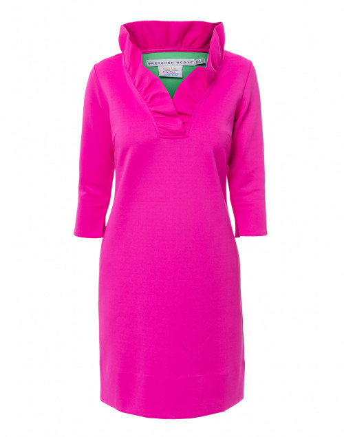 Product image - Gretchen Scott - Pink Ruffle Neck Dress