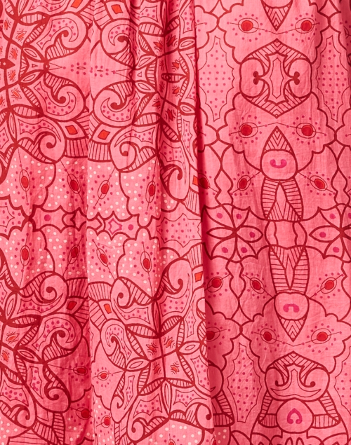 Fabric image - Ro's Garden - Mariana Red Print Cotton Dress