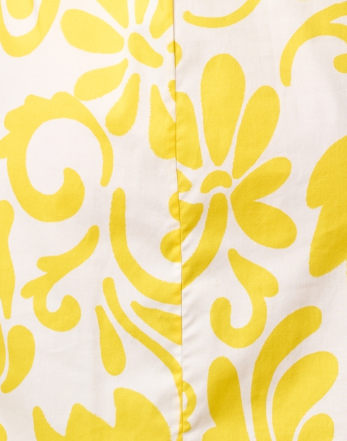 Fabric image - Caliban - Yellow and White Cotton Shirt Dress