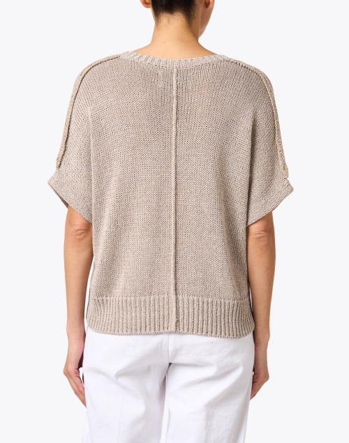 Back image - Brochu Walker - Gaia Taupe Knit Top