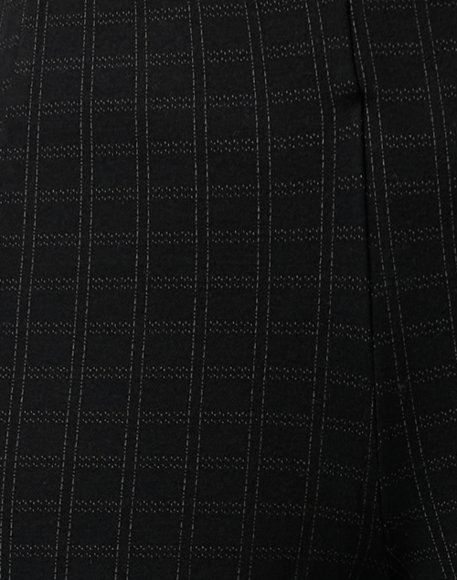 Fabric image - Ecru - Berkeley Black Plaid Bootcut Pull On Pant