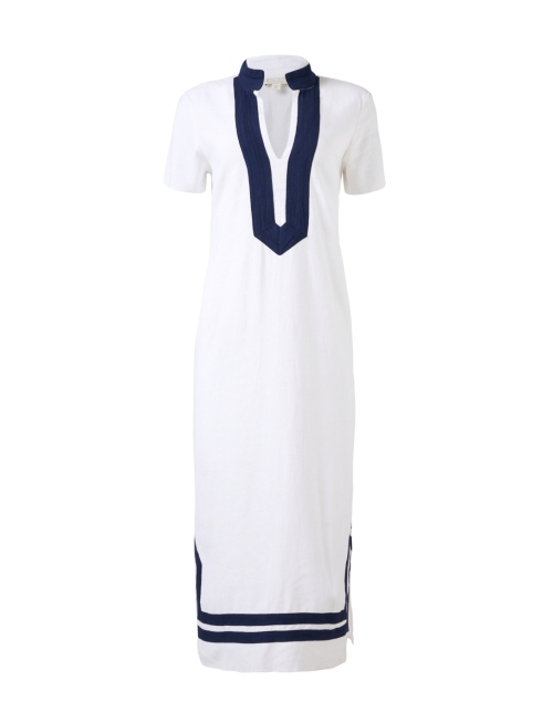 White and Navy Tunic Dress