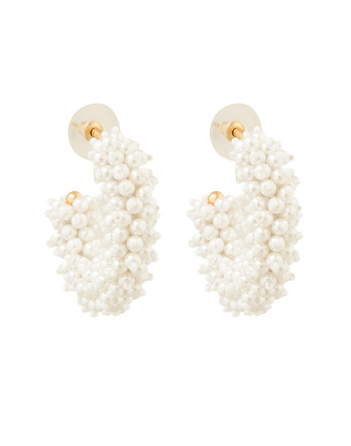 Product image - Mignonne Gavigan - Taylor White and Gold Mini Hoop Earrings