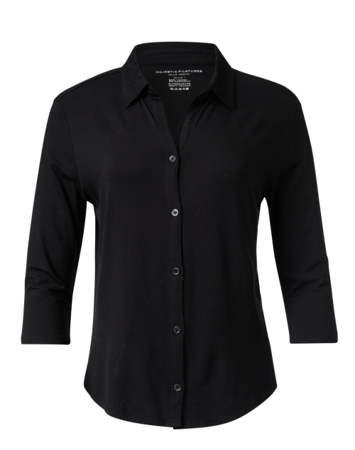 Product image - Majestic Filatures - Black Soft Touch Shirt
