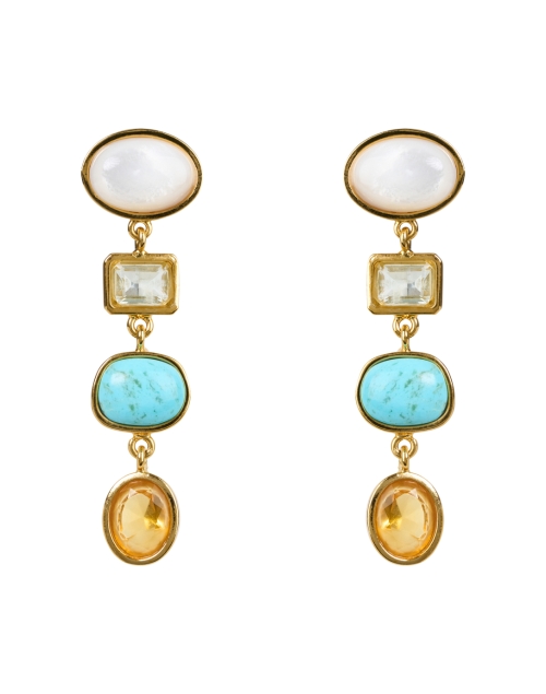 Product image - Lizzie Fortunato - Aurora Multi Stone Drop Earrings