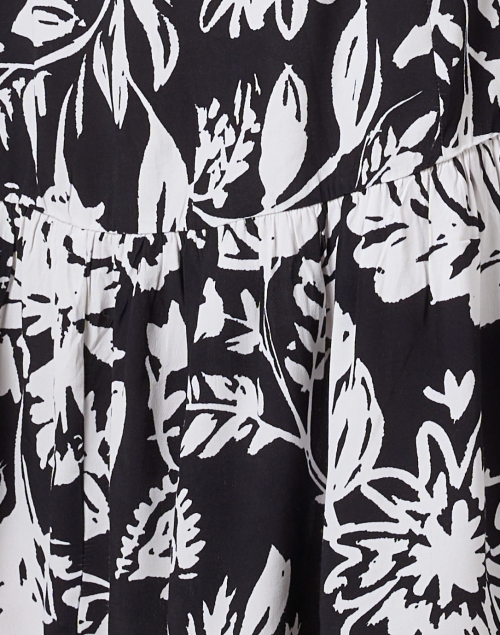 Fabric image - Figue - Indiana Black and White Floral Shirt Dress