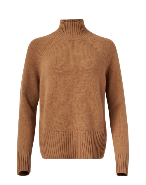 Product image - Allude - Camel Wool Cashmere Mock Neck Sweater