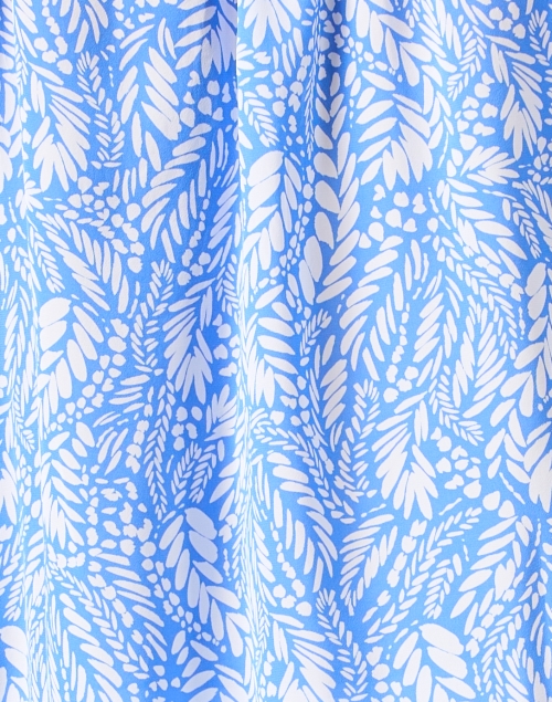 Fabric image - Shoshanna - Milani Blue and White Print Blouse