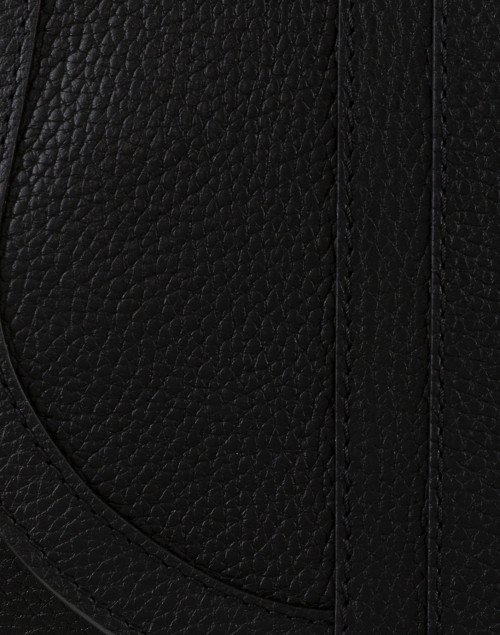 Fabric image - DeMellier - Mini Venice Black Pebbled Leather Cross-Body Bag