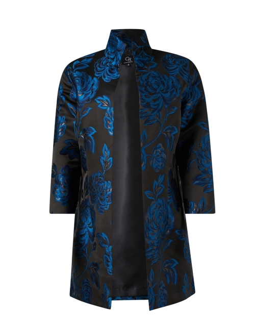 Product image - Connie Roberson - Rita Black and Blue Floral Jacket