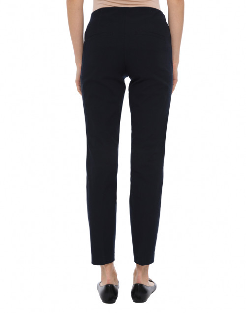 Cambio - Ros Navy Cotton Stretch Pant 