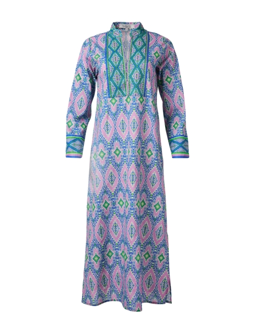 Product image - Bella Tu - Mia Purple Embroidered Cotton Kaftan Dress