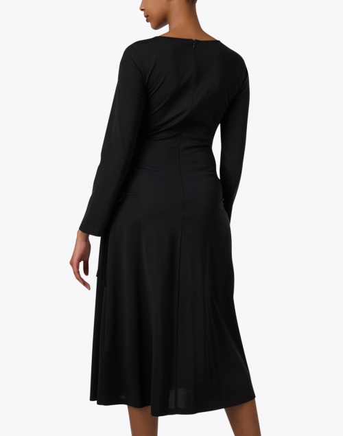 Back image - Weekend Max Mara - Romania Black Ruched Dress