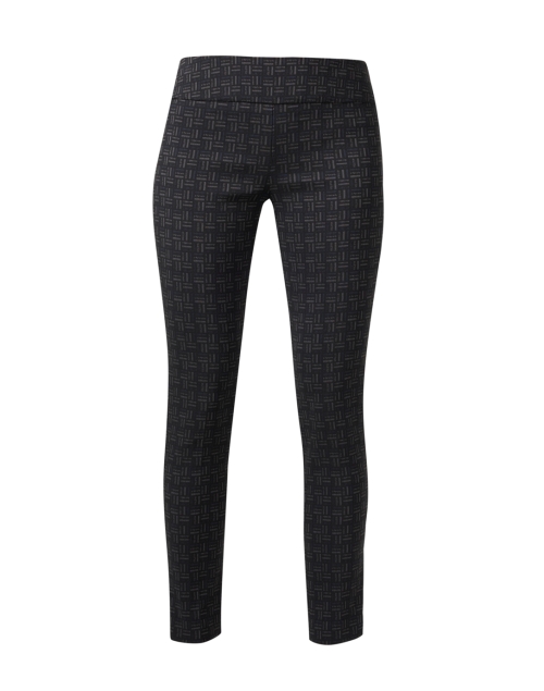 Product image - Elliott Lauren - Black Print Pull On Ankle Pant