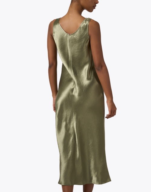 Back image - Max Mara Leisure - Talete Green Slip Dress