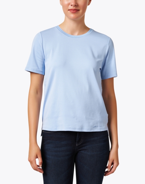 Front image - Marc Cain - Light Blue Jersey T-Shirt