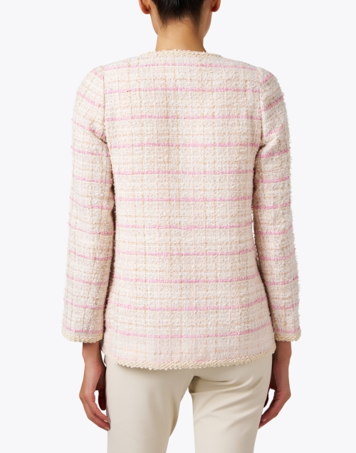 Back image - Edward Achour - Pink Tweed Jacket