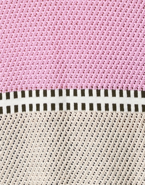 Fabric image - Lisa Todd - Pink and Beige Cotton Sweater