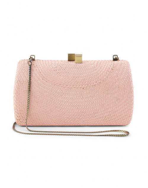 Front image - SERPUI - Farah Peach Pink Buntal Bag