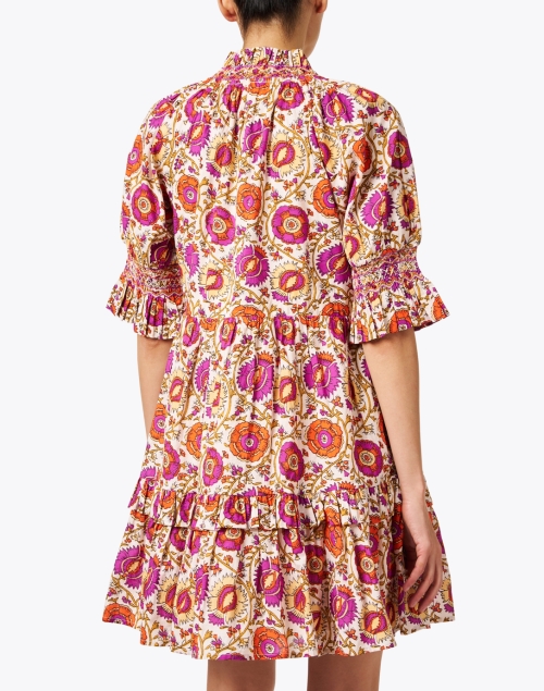 Back image - Figue - Halima Multi Print Cotton Dress
