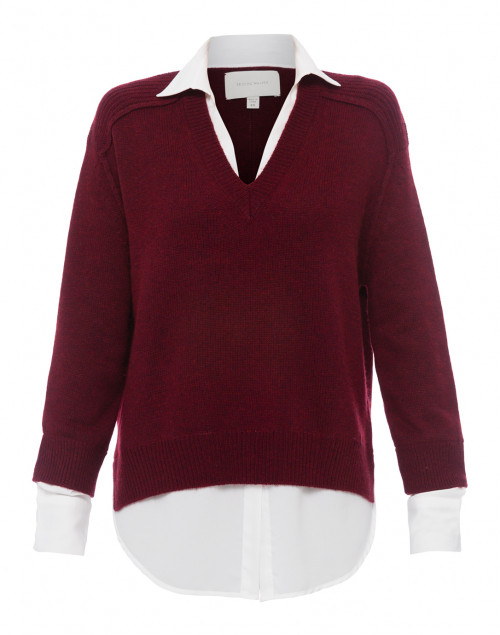 Product image - Brochu Walker - Barolo Red Sweater with White Underlayer