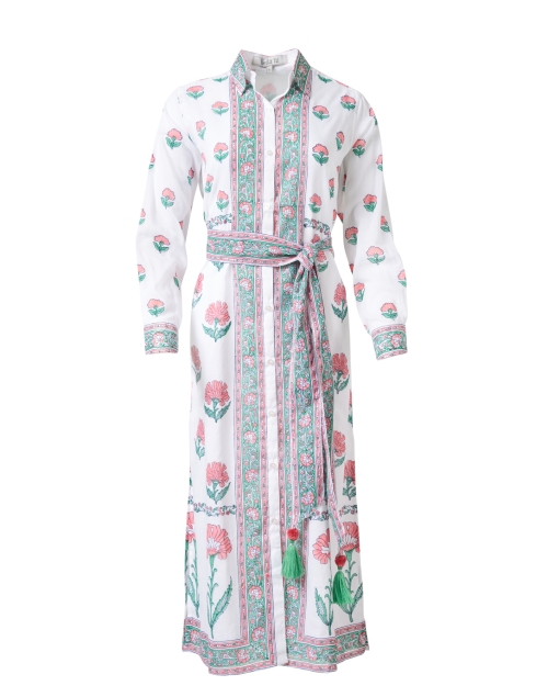 Product image - Bella Tu - White Floral Cotton Midi Dress