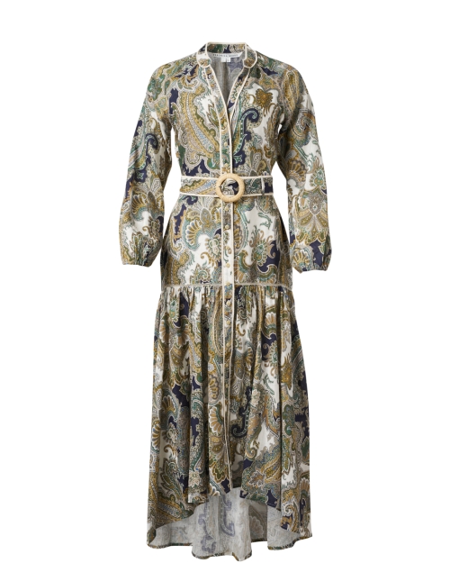 Product image - Veronica Beard - Kadar Multi Print Linen Dress