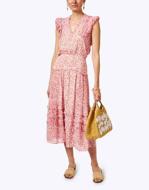 Look image - Poupette St Barth - Paulina Pink Print Dress