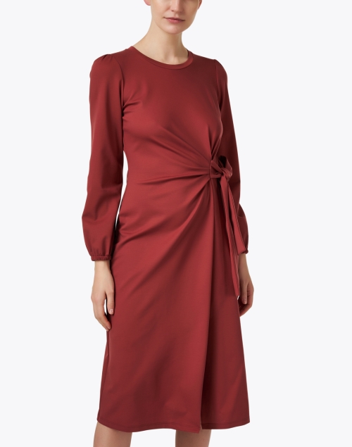 Front image - Weekend Max Mara - Febe Rust Red Dress