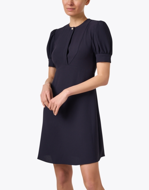 Front image - Tara Jarmon - Roucoule Navy Dress