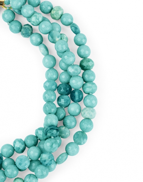 Fabric image - Nest - Amazonite Bead Triple Strand Necklace