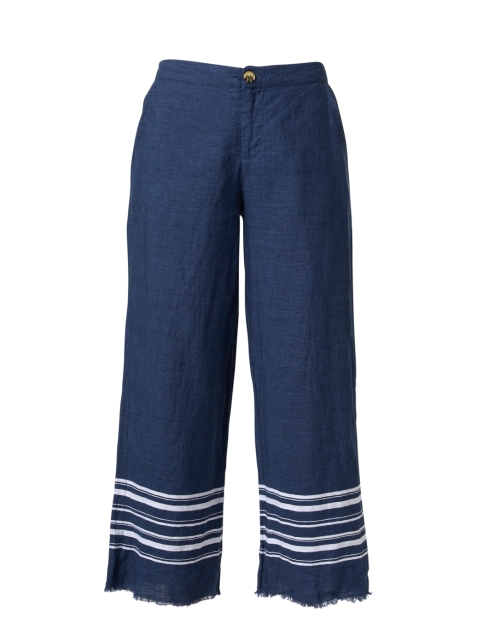 Product image - Ecru - Vera Cruz Navy Linen Pant
