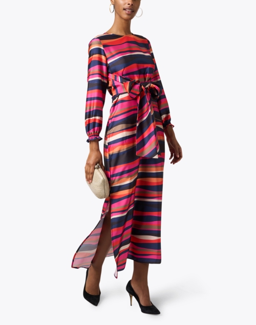 Agustina Multi Stripe Print Dress