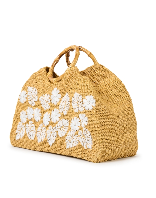 Front image - SERPUI - Emma Tan Embroidered Handbag