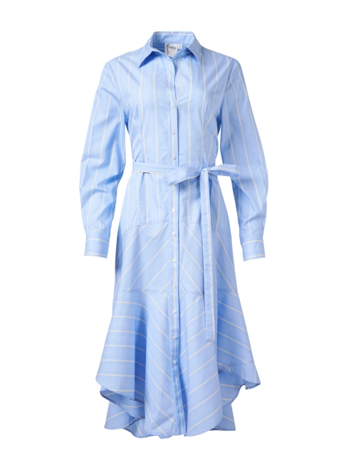 Product image - Finley - Leonardo Blue and Yellow Stripe Shirt Dress