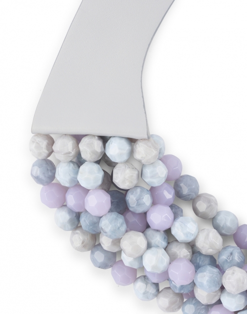 Fabric image - Fairchild Baldwin - Bella Lavender Grey Tone Multistrand Necklace