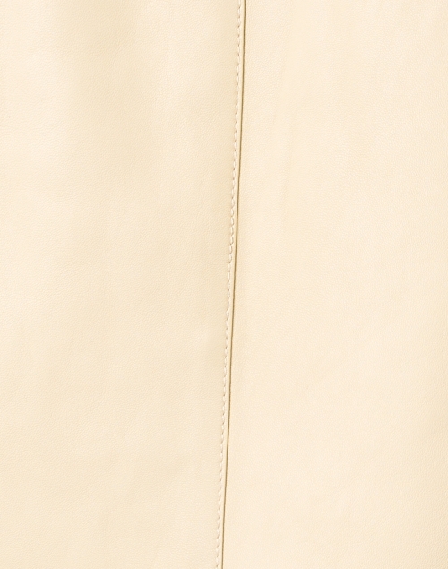 Fabric image - Lafayette 148 New York - Ivory Lambskin Jacket