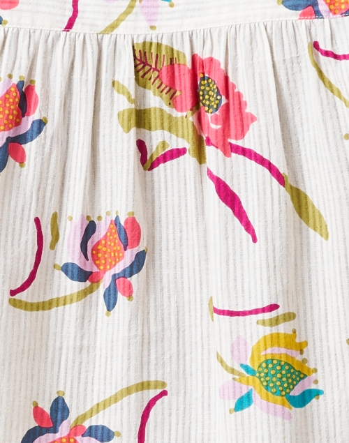 Fabric image - Lisa Corti - Batumi Multi Floral Print Cotton Blouse