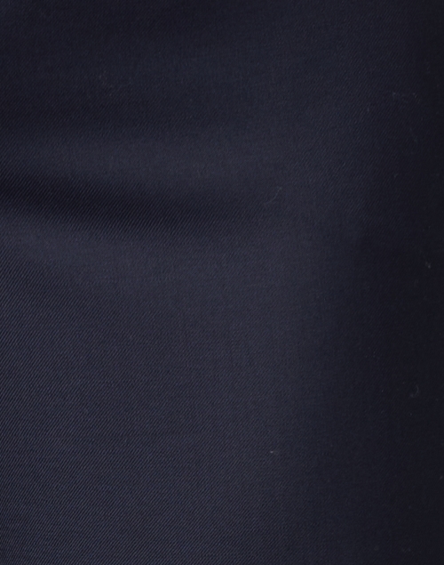 Fabric image - Ines de la Fressange - Audrey Navy Wool Crop Pant